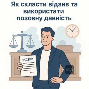Поради щодо складання відзиву на позов від Кредобанку та використання позовної давності за українським законодавством для захисту у суді.