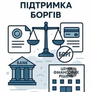 Юридична підтримка скасування боргів та оскарження незаконних нарахувань у справах з Центром фінансових рішень та банком Таскомбанк