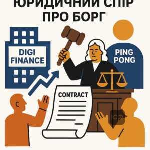 Юридичне оскарження правонаступництва у справах стягнення боргів та судових випадків пов’язаних із компаніями Діджи Фінанс та Пінг Понг.