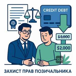 Юридичний супровід кредитного спору для зменшення боргу та захисту прав позичальника
