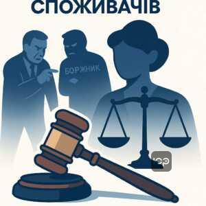 Иллюстрация к блогу об успешных судебных исках украинцев против коллекторских компаний за угрозы и защиту их прав в судах.