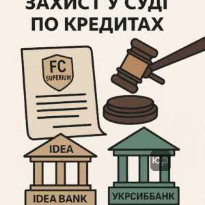 Пояснения о судебных исках финансовой компании ФК Супериум по кредитам от Идея Банка и Укрсиббанка, с защитой в суде и юридической помощью.