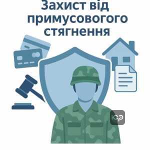 Захист військовослужбовців в Україні від примусового стягнення боргів та блокування рахунків – механізм зупинення виконавчого провадження за законом.