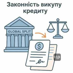 Объяснение законности выкупа кредита ТОВ "Глобал Сплит" в соответствии с украинским законодательством и действий заемщиков при выкупе проблемных долгов банками.