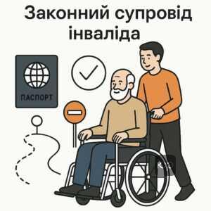 Законность сопровождения инвалида младшим сыном при пересечении границы с подтверждением родственных связей и необходимых документов, без лишних вопросов от пограничников.