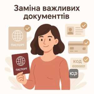 Документи, які необхідно замінити після розлучення для оновлення особистих даних в Україні, включаючи паспорт, код, закордонний паспорт, водійське посвідчення та банківські рахунки