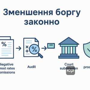 Покроковий алгоритм оскарження незаконних процентів та комісій для законного зменшення боргу перед колекторами