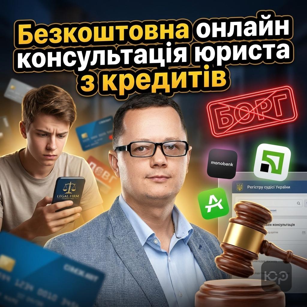Безкоштовна онлайн консультація юриста по кредитам та боргам
