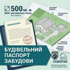 Будівельний паспорт забудови земельної ділянки для приватного будинку
