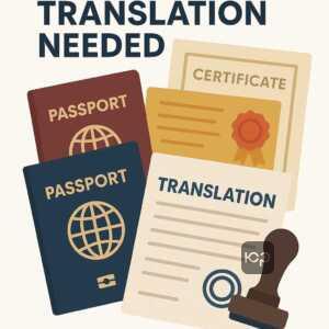 Різноманітні офіційні документи, що потребують сертифікованого перекладу для державних установ