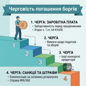 Черговість виплати зарплати при банкрутстві підприємства