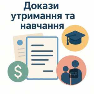 Додаткові документи для підтвердження утримання та навчання, необхідні для окремих категорій родичів, таких як літні батьки або студенти, що підтверджують їх статус перед Пенсійним фондом.
