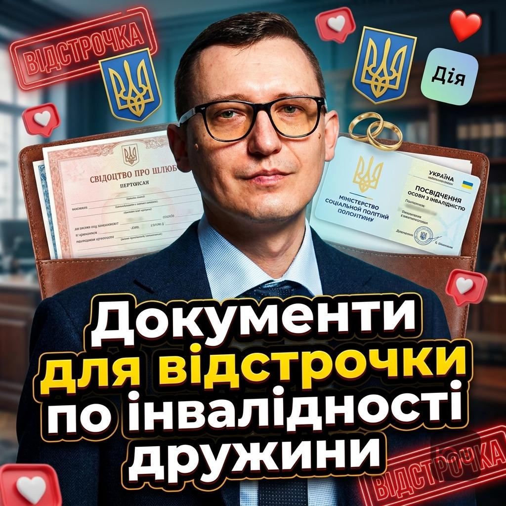 Відстрочка по інвалідності дружини: документи за Постановою 560