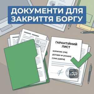 документи для списання боргу кредит капітал