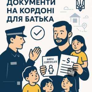 Умови виїзду багатодітного батька за кордон з документальним підтвердженням утримання дітей та вимогою оригіналів свідоцтв на прикордонному контролі