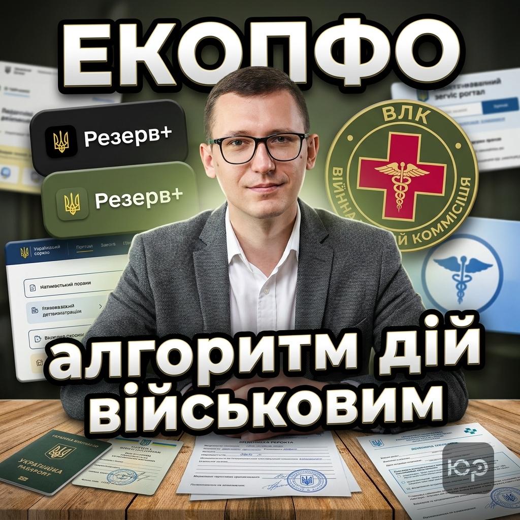 ЕКОПФО для військовослужбовців алгоритм дій