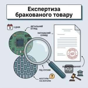 Експертиза товару неналежної якості строки та процедура проведення