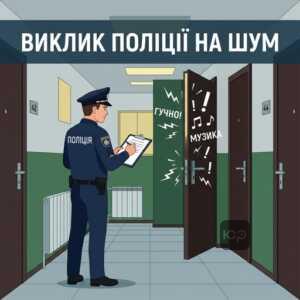 Патрульна поліція фіксує порушення тиші сусідами за статтею 182 КУпАП