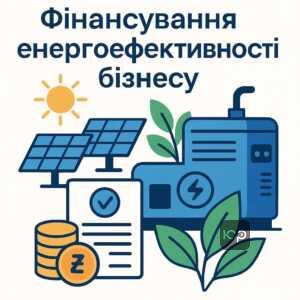 Пільгове фінансування бізнесу на енергоефективність з кредитами 5-7-9 та підтримкою експортерів, що допомагає підвищити енергонезалежність та масштабувати виробництво.