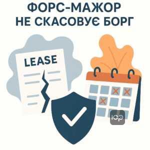 Пояснення взаємозв'язку між форс-мажором та обов'язком сплати лізингових платежів під час військових дій в Україні, з акцентом на звільнення від відповідальності за прострочення, але не від основного боргу, згідно Цивільного кодексу України.