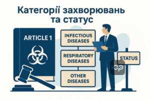 Правове регулювання статті 1 розкладу хвороб: категорії інфекційних захворювань та їх вплив на статус військовозобов'язаного згідно з Наказом № 402