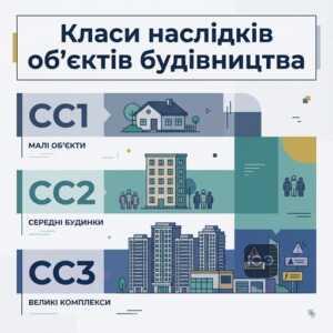 Класи наслідків об'єктів будівництва СС1 СС2 СС3 для отримання дозволу