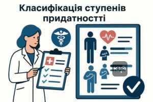 Огляд класифікації ступенів придатності військовослужбовців за статтею 84 Розкладу хвороб для медичних комісій при оцінці стану здоров'я.