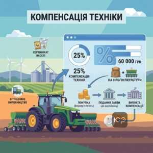 Компенсація вартості сільгосптехніки та насіння для фермерів