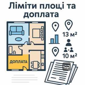 Пояснення лімітів площі житла за програмою єОселя: нормативи квадратури на одну особу та сім’ю, механізм фінансування та доплата за перевищення площі, умови іпотеки для військовослужбовців
