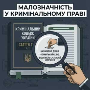 Малозначність діяння в кримінальному праві за статтею 11 КК України