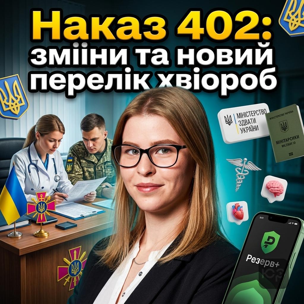 Наказ 402: перелік хвороб та аналіз всіх змін