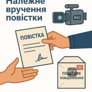 Правила належного вручення повістки військовозобов'язаним із акцентом на юридично підтверджене отримання документів для законності виклику.