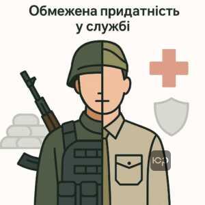 Пояснення статусу обмеженої придатності до військової служби — зміна характеру служби без звільнення, важливість військово-лікарської експертизи в ЗСУ