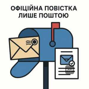 Пояснення законності отримання повістки через рекомендований лист, наголос на необхідність офіційної доставки військових викликів через поштові служби за встановленими правилами.