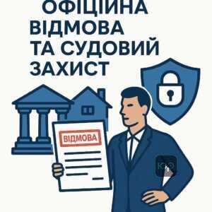Ефективний правовий захист приватизації житла при відмові органу приватизації, офіційна письмова відмова та подальша судова процедура для отримання права на квартиру.