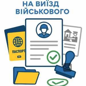 Правила виїзду для військових під час воєнного стану з акцентом на необхідність офіційних документів та дозволів від командування для перетину кордону.