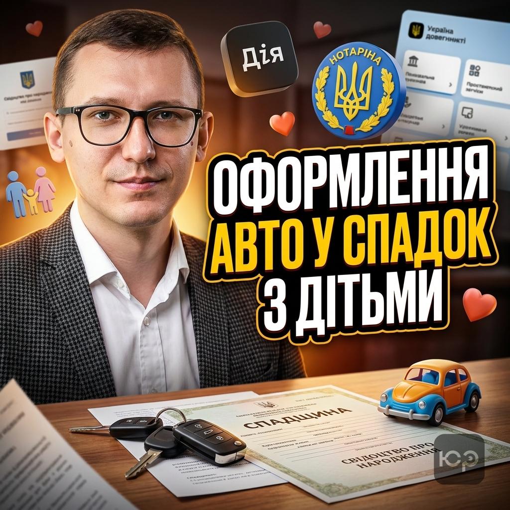 Оформлення авто після смерті власника з дітьми