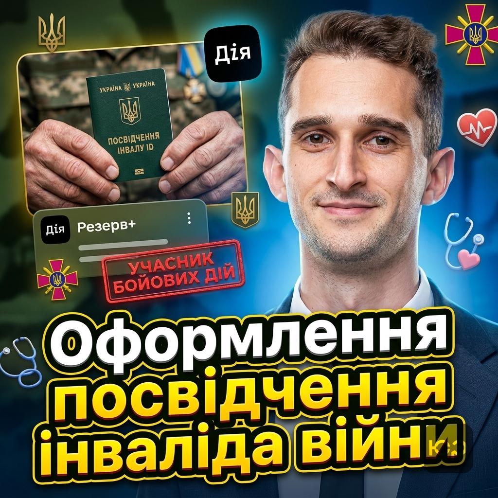 Оформлення статусу інваліда внаслідок війни