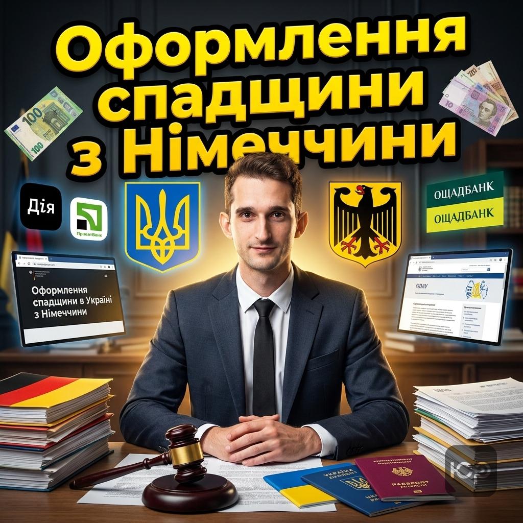 Оформлення спадщини в Україні з Німеччини
