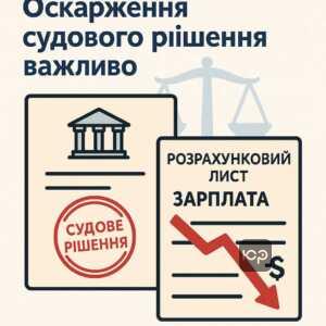 Пояснення важливості скасування судового рішення для припинення стягнення із зарплати, включаючи процедуру оскарження та часові рамки подачі апеляції в Україні.