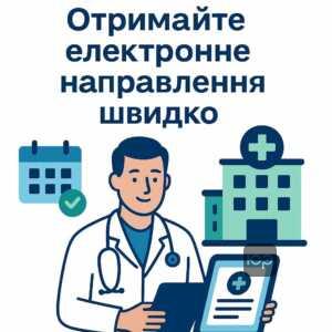 Як отримати електронне направлення від лікаря — покрокова інструкція по новій системі електронних направлень та вибору медзакладу без черг.