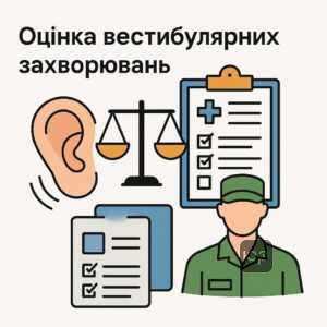 Оцінка придатності до військової служби за статтею 35 розкладу хвороб, що включає захворювання вестибулярного апарату та внутрішнього вуха для військовозобов'язаних.