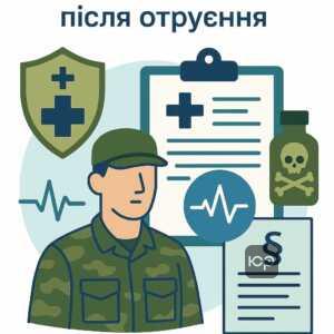 Оцінка ступеня придатності до військової служби після отруєння відповідно до українського військово-лікарського законодавства