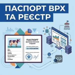 Оформлення паспорта ВРХ та Єдиний державний реєстр тварин