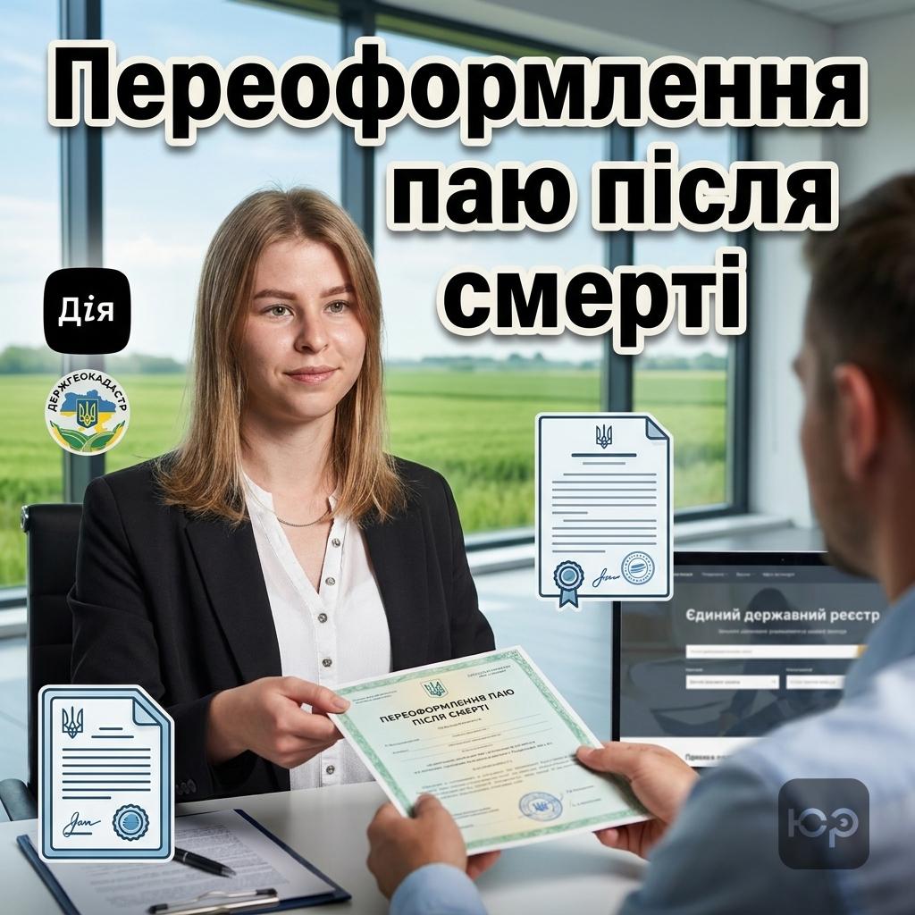 Переоформлення паю після смерті власника