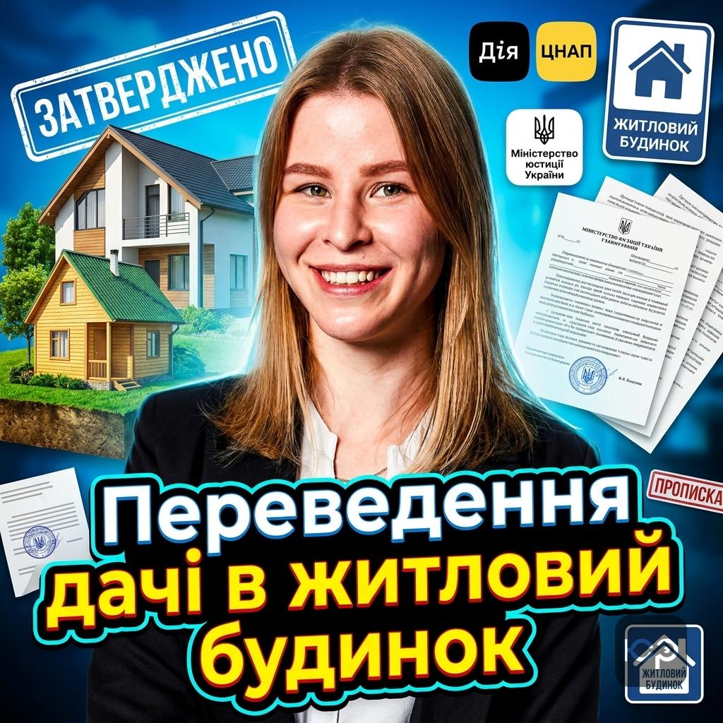 Переведення садового будинку в жилий: процедура та прописка