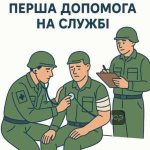 Перша медична допомога та офіційне фіксування травм на службі для доказів військово-лікарської експертизи