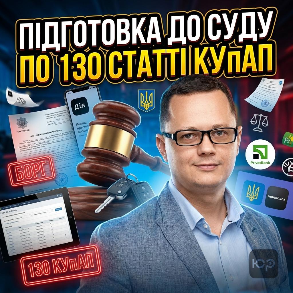 Як підготуватися до суду по статті 130 КУпАП