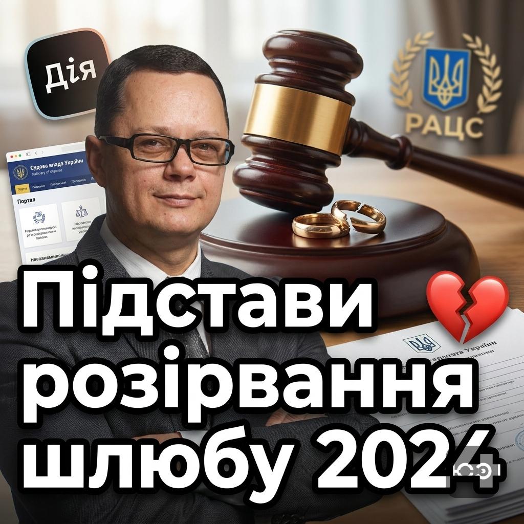 Юридичні підстави для розірвання шлюбу