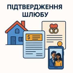 Документи та докази, що підтверджують реальність шлюбу для перетину кордону, включаючи спільне проживання, спільний бюджет та юридичні копії свідоцтва про одруження
